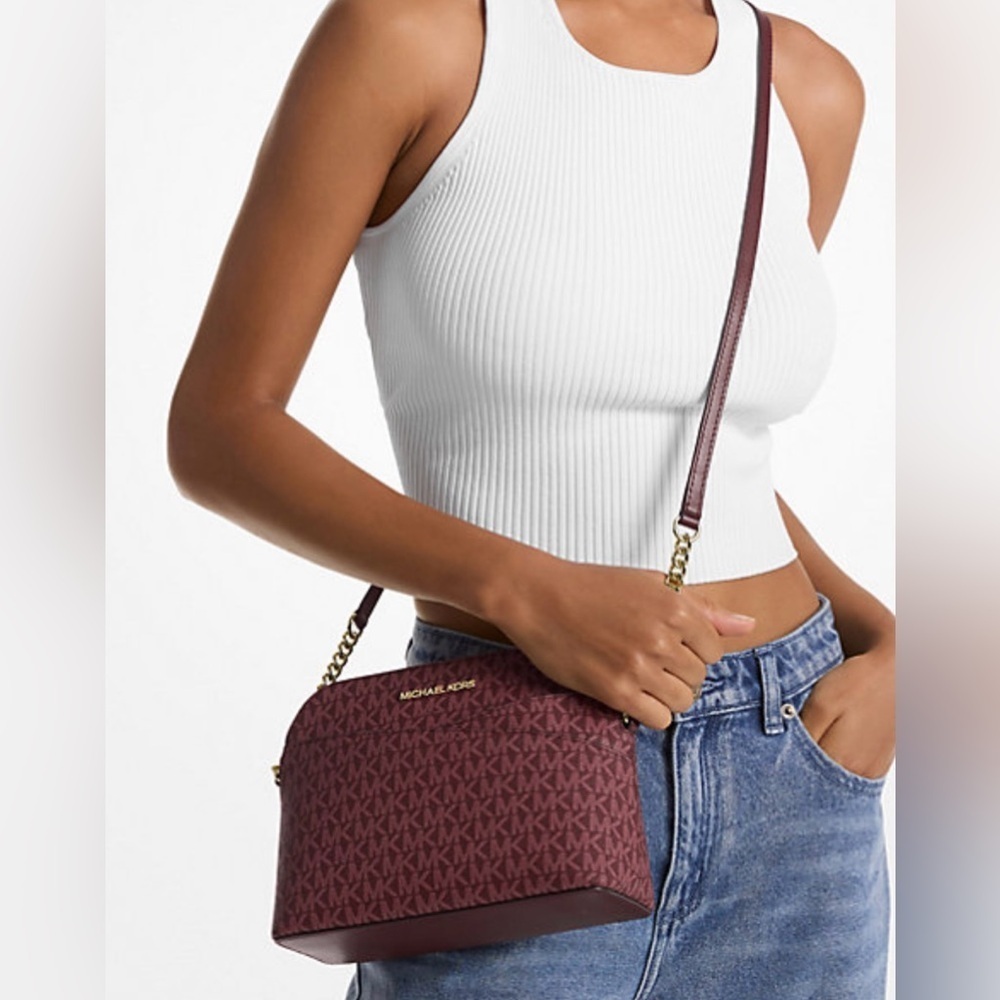 Michael Kors Burgundy Crossbody Bag - Picture 3 of 6